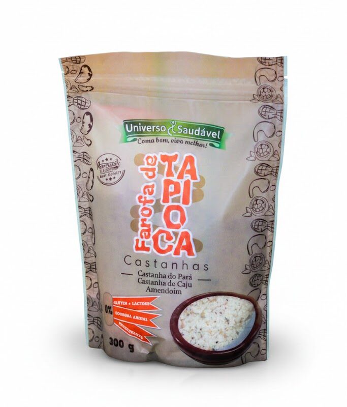 FAROFA DE TAPIOCA COM CASTANHAS