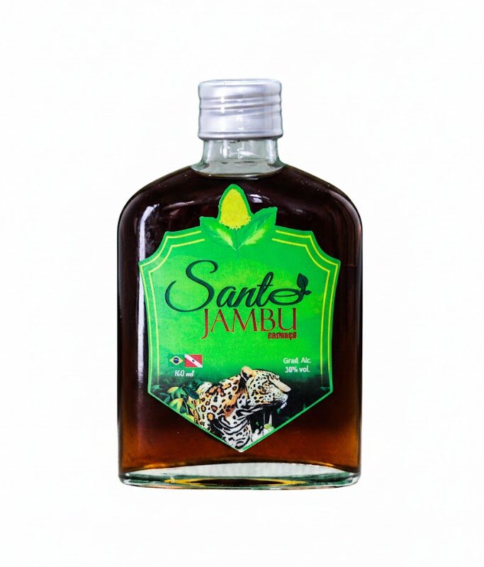 CACHAÇA SANTO JAMBU 160 ML